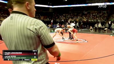 175 Class 2 lbs Semifinal - Tyler Longobardi, Nevada vs Lucas Estes, St. Michael The Archangel Catholic