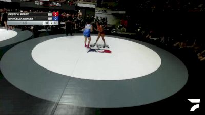 190 lbs Destyni Perez, SDIKWA - San Diego-Imperial Kids Wrestling Association vs Marcella Danley, IEWA - Inland Empire Wrestling Association