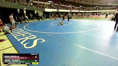 Rookie K-2 44 Quarterfinal - Henry Talarico, Great Neck Wrestling Club vs Knox Kervella, Poquoson Athletic Association