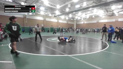 126 lbs Cons. Round 2 - Johnathan Garcia, Bishop Amat vs Mason Bonner, Chino Hills