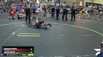52 lbs Semis & 1st Wrestleback (8 Team) - Damon Burrell, Ares Red vs Josiah Salas, Region Wrestling Academy