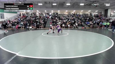 150 lbs Champ. Round 2 - Gavin Pedersen, GI Grapplers vs Taryn Nichols, BullTrained