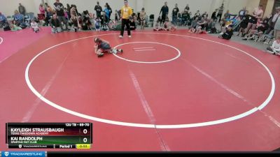 69-70 lbs Round 2 - Kai Randolph, Spartan Mat Club vs Kayleigh Strausbaugh, Texas Takedown Academy