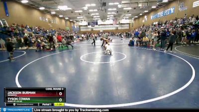 88 lbs Cons. Round 3 - Jackson Burman, Wasatch vs Tyson Cowan, Sons Of Atlas