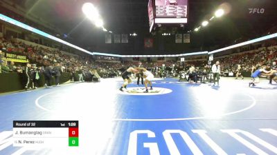 175 lbs Round Of 32 - Junior Bumanglag, Granite Hills vs Nicholas Perez, Hughson