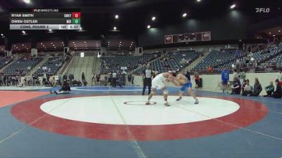 141 lbs Cons. Round 3 - Owen Ostler, Midway University vs Ryan Smith, CumberlandKY