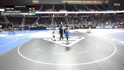 132 lbs Cons. Round 2 - Aubree Dignean, Phoenix-3 vs Jada Lee, Monroe Woodbury-9