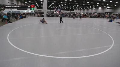 144 lbs Cons. Sub-rd Of 16 - Caden Schwartz, Oregon Wrestling Club vs Jeremy Valdez, Servite High School Wrestling
