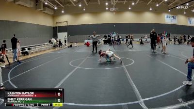 44 lbs Round 5 (10 Team) - Kashton Kaylor, Aggression Legionnaires vs Emily Kerrigan, Warriors WC