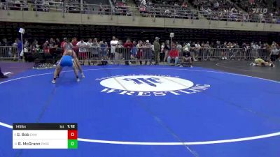 145 lbs Round Of 16 - Gavin Bob, Canisteo, NY vs Brennan McGrann, Phoenixville, PA