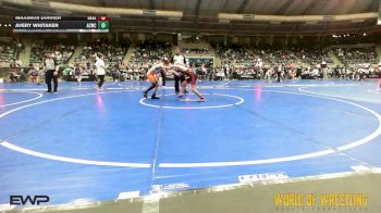 96 lbs Round Of 32 - Maximus Durrer, Oakdale vs Avery Whitaker, Adams City