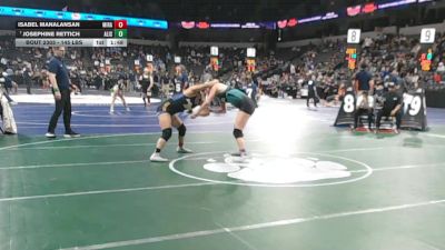 145 lbs Round Of 16 - Isabel Manalansan, Mira Mesa (SD) vs Josephine Rettich, Aliso Niguel (SS)