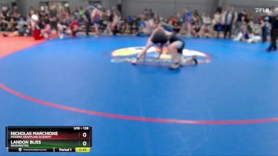 126 lbs Cons. Round 4 - Landon Bliss, Washington vs Nicholas Marchione, Pioneer Grappling Academy