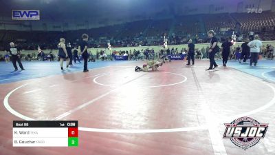 88 lbs Final - Kevin Ward, Texas Select Wrestling vs Blake Goucher, Prodigy Elite Wrestling