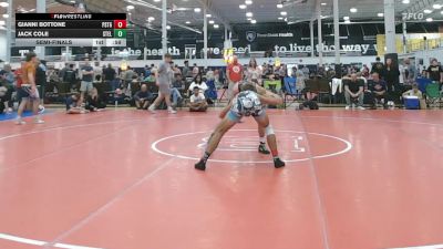 134 lbs Semifinal - Gianni Bottone, Prestige Worldwide Blue - HSC vs Jack Cole, Steller Trained Embo - HSC