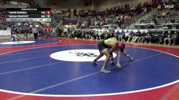 6A 150 lbs Cons. Round 1 - Adam Russell, Fayetteville High School vs Micah Proffitt, Little Rock Central High School
