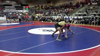 6A 150 lbs Cons. Round 1 - Adam Russell, Fayetteville High School vs Micah Proffitt, Little Rock Central High School