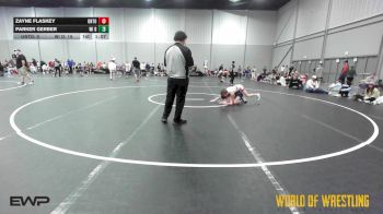 95 lbs Quarterfinal - Zayne Flaskey, Untouchables 14U MN vs Parker Gerber, WI Dual Team 14U