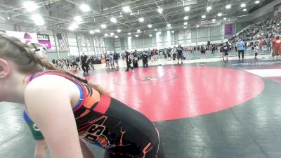 108 lbs Champ. Round 1 - Dani Sylva, Tumwater Wrestling Club vs Piper Yeaman, NWWC