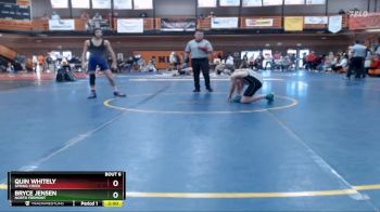 106 lbs Champ. Round 2 - Quin Whitely, Spring Creek vs Bryce Jensen, North Fremont
