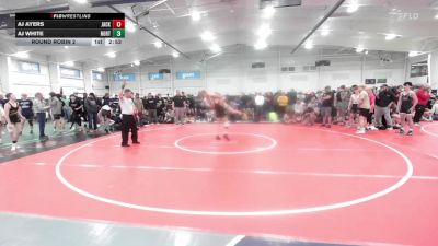 125 lbs Round Robin 2 - Aj Ayers, Jacket Wrestling Club-HS vs Aj White, Northern Elite 2-HS