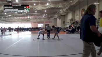 184 lbs Champ. Round 2 - Remington Bauer, Baldwin Wallace vs Kaden Duke, Hiram College