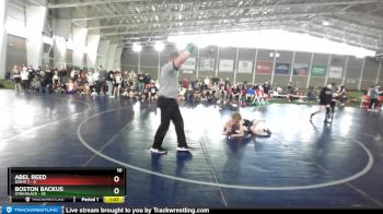 78 lbs Quarters & Wb (16 Team) - Abel Reed, Idaho 2 vs Boston Backus, Utah Black