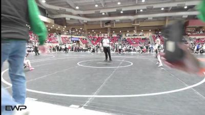 55 lbs Quarterfinal - Olivia Nekolite, Nebraska WA vs Rystal Haste, Pratt
