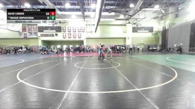 157 lbs Champ. Round 1 - Isaias Sepulveda, EAGLE ROCK vs Julio Lemos, El Camino Real
