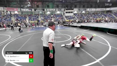 140 lbs Round Of 32 - Skylar Sanford, Victory vs Bryson Barela, Tumble Weed