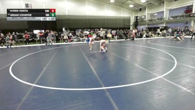 120 lbs Champ. Rd Of 16 - Ayden Tokita, Team Idaho Wrestling Club vs Urijah Courter, Sebolt Wrestling Academy