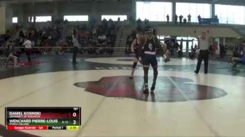 157 lbs Quarterfinal - Daniel Kosinski, University Of Scranton vs Wenchard Pierre-Louis, Ithaca College