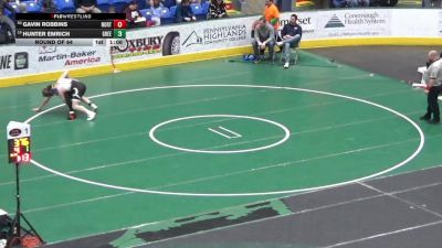 157 lbs Round Of 64 - Gavin Robbins, Northern Tioga vs Hunter Emrich, Greenville