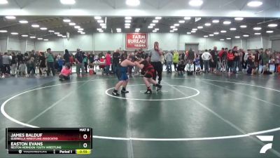 160 lbs Cons. Round 3 - James Balduf, Guerrilla Wrestling Associatio vs Easton Evans, Reston Herndon Youth Wrestling