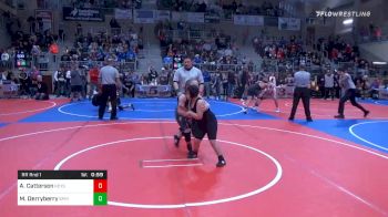 Prelims - Ally Catterson, Keystone Kids Wrestling Club vs Madison Derryberry, Spiro Bulldogs