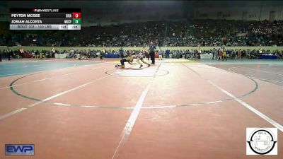 140 lbs Consi Of 32 #2 - Peyton McGee, Skiatook Bulldog Wrestling vs Josiah Alcorta, Mustang Middle School