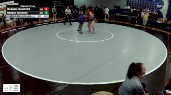 170 lbs. Cons. Round 2 - Morgan Crawford, Kirksville vs Shirley Houston, Hickman