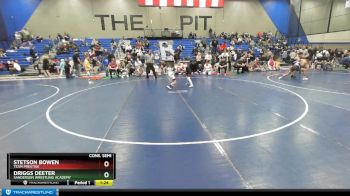 73 lbs Cons. Semi - Stetson Bowen, Team Prestige vs Driggs Deeter, Sanderson Wrestling Academy