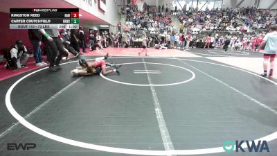 73 lbs Rr Rnd 1 - Kingston Reed, Raw Wrestling Club vs Carter Crutchfield, Keystone Kids Wrestling Club