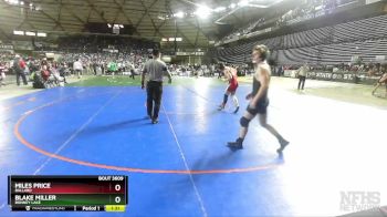 3A 144 lbs Quarterfinal - Miles Price, Ballard vs Blake Miller, Bonney Lake