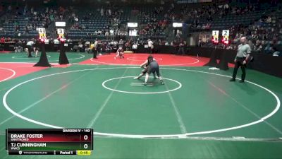 140 lbs Cons. Round 1 - Drake Foster, Unattached vs Tj Cunningham, WWC3