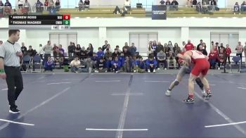 157 lbs Cons. Semi - Thomas Wagner, Case Western Reserve vs Andrew Ross, Wabash