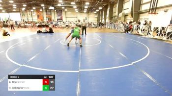 160 lbs Rr Rnd 2 - Alex Berry, Forge vs Ryan Gallagher, Pursuit Wrestling Academy