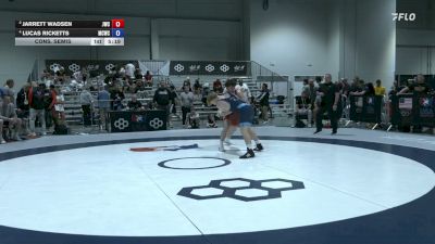 87 kg Cons. Semis - Jarrett Wadsen, Jackrabbit Wrestling Club vs Lucas Ricketts, Maurer Coughlin Wrestling Club