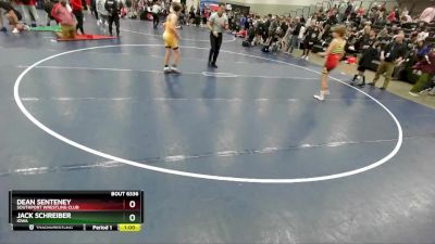 110 lbs Cons. Round 2 - Dean Senteney, Southport Wrestling Club vs Jack Schreiber, Iowa