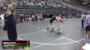 107 lbs Round 5 (6 Team) - Maquelle Pace, Utah vs Brennli Wilkens, North Dakota 2