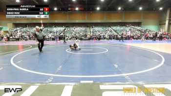 55 lbs 5th Place - John-Paul Barela, Barstow vs Diego Ruiz, Gladiator Wrestling Club
