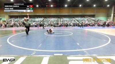 55 lbs 5th Place - John-Paul Barela, Barstow vs Diego Ruiz, Gladiator Wrestling Club