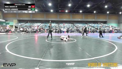 2nd Place - Paul Grado Jr, Greater Heights Wrestling vs Bryce Lorenzo, South Hills Wrestling Academy