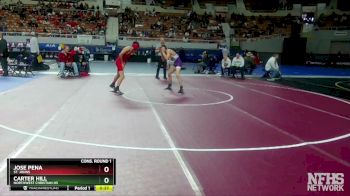 D4-120 lbs Cons. Round 1 - Carter Hill, Northwest Christian HS vs Jose Pena, St. Johns